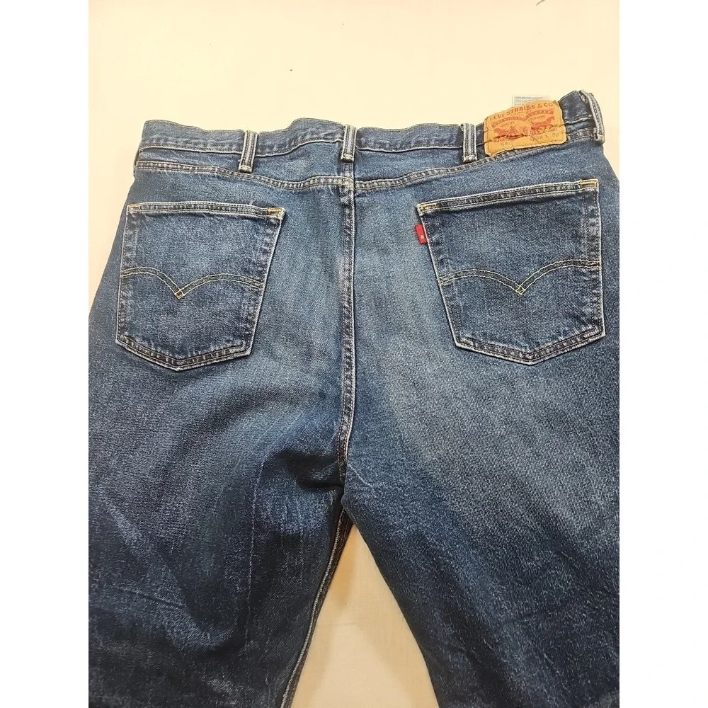Levis 541 Jeans Men 38x30 Straight Leg Regular Fit Blue Medium Wash Denim Pants